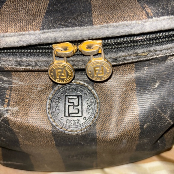 Fendi | Vintage Pequin Collapsible Zippered Makeup Vanity Case Bag - Picture 6 of 12